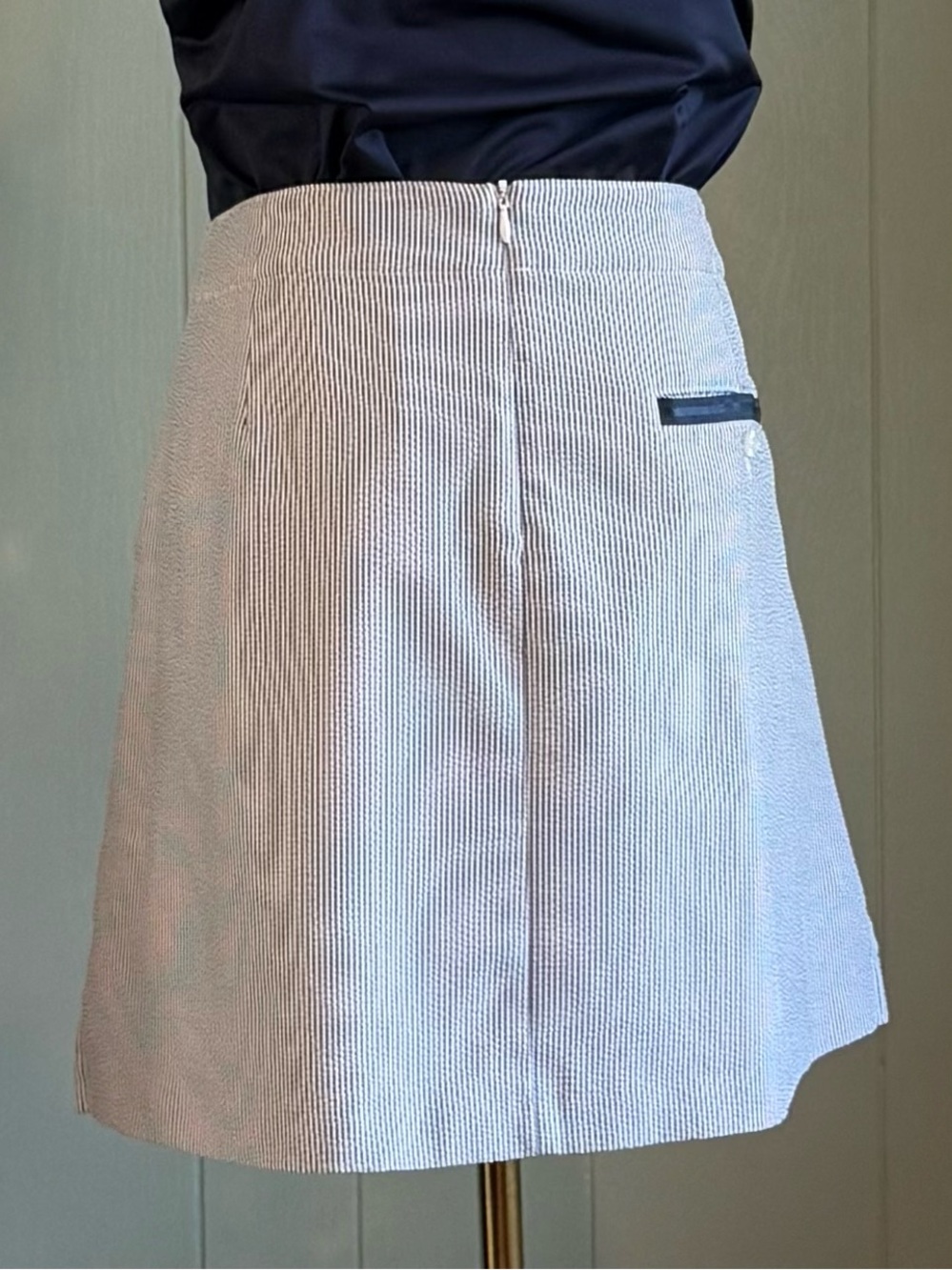 Lady Hagen Skort Pinstripe Size 12 Pickleball Golf Tennis - Picture 3 of 15